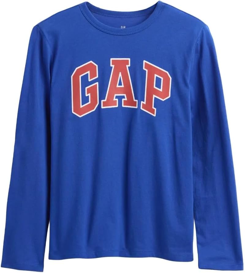 GAP Boys' Long Sleeve Logo T-Shirt