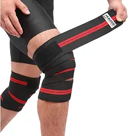 Faixa Elástica Joelho Joelheira Agachamento Powerlifting Lpo