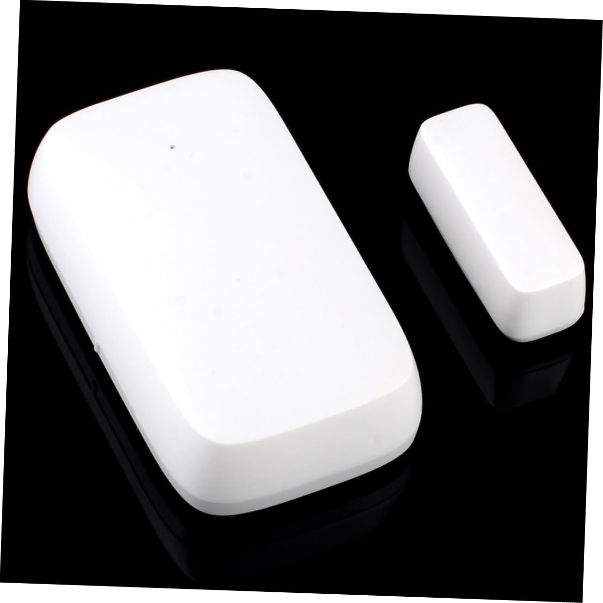 DOITOOL 2 Juegos sensor de puerta de notificación de aplicación alarma exterior mascota casa repicar detector de sensor de puerta sensor magnético de puerta