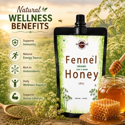Miel cruda orgánica de hinojo 200g miniatura 5