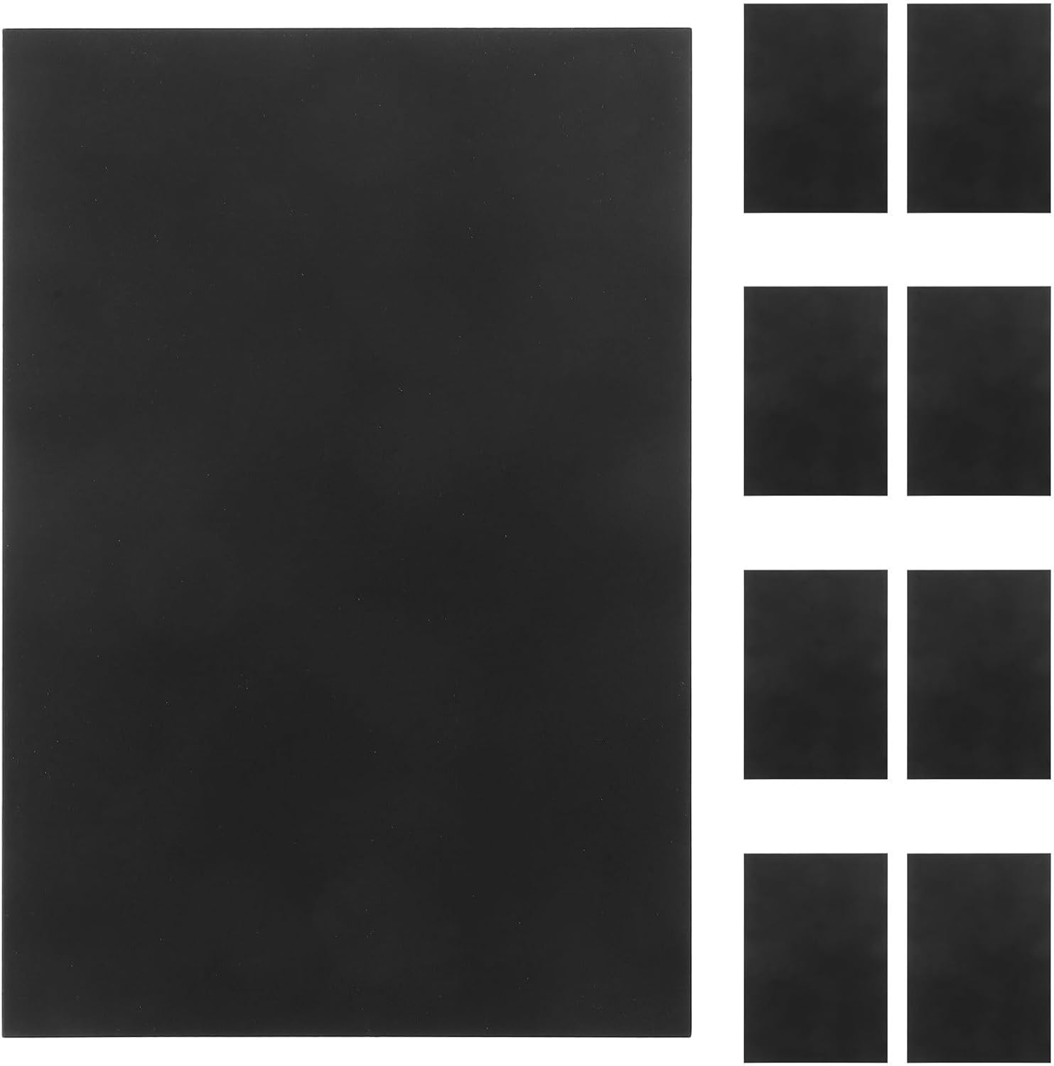 16Pcs Magnetic Garage Door Window Inserts with Shiny Surface 150Mm X 100Mm X 1Mm Decorative Garage Door Magnets for Car and Outdoor Home Décor