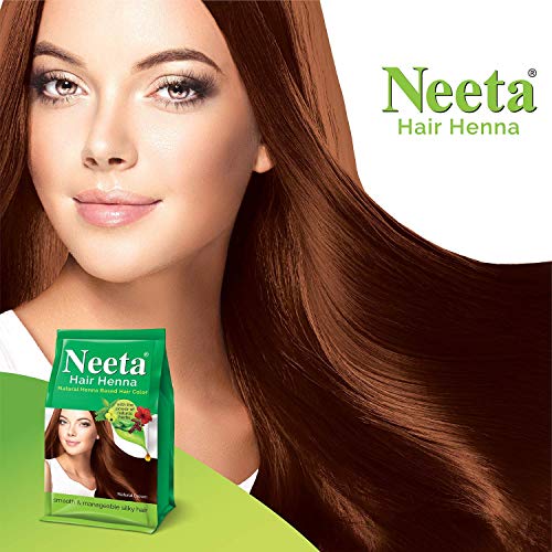 Polvo de Henna para Cabello Neeta Tinte Natural Sin Amoníaco 125g miniatura 6