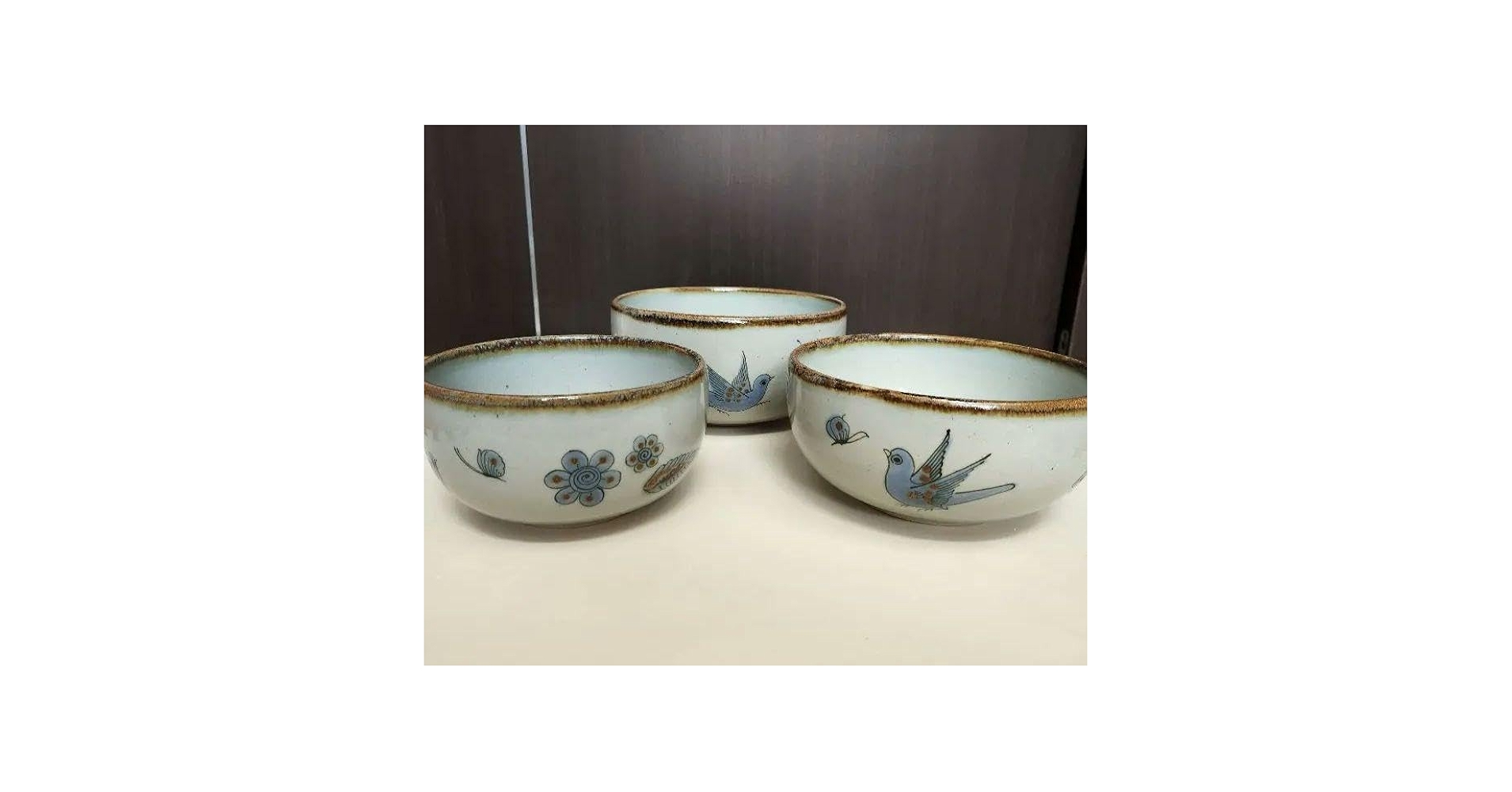 Amazon.co.jp: メキシコ トナラ焼 大鉢 器 三点セット 鳥 花柄