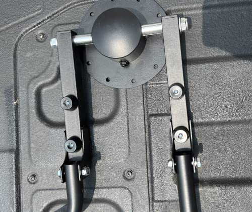 Foldable Tailgate Ladder For Pickup Truck Tailgate Ladder With Wide Pedal For Truck Omni-Directional Ladder Rack Easy Install Capacity 660 Lb #TOP7