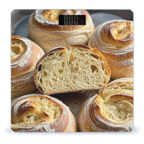 Balanza digital para baño Painted Bread, alta precisión miniatura 1