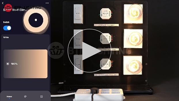 H2T 燈3V+ Lumensfactory ヘッド＋ボディ＋スイッチ BTF-LIGHTING AC Triac Zigbee 3.0 Dimmer Support Dimmable LED