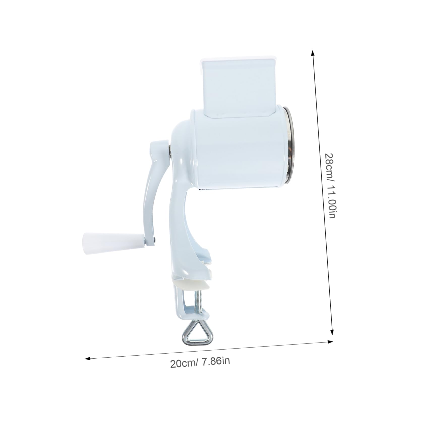 Cabilock Hand Cranking Cheese Grater Heavy Duty Manual Kitchen Accessory for Grinding Nuts and Shredding Cheese Easy to Clean Design Construction