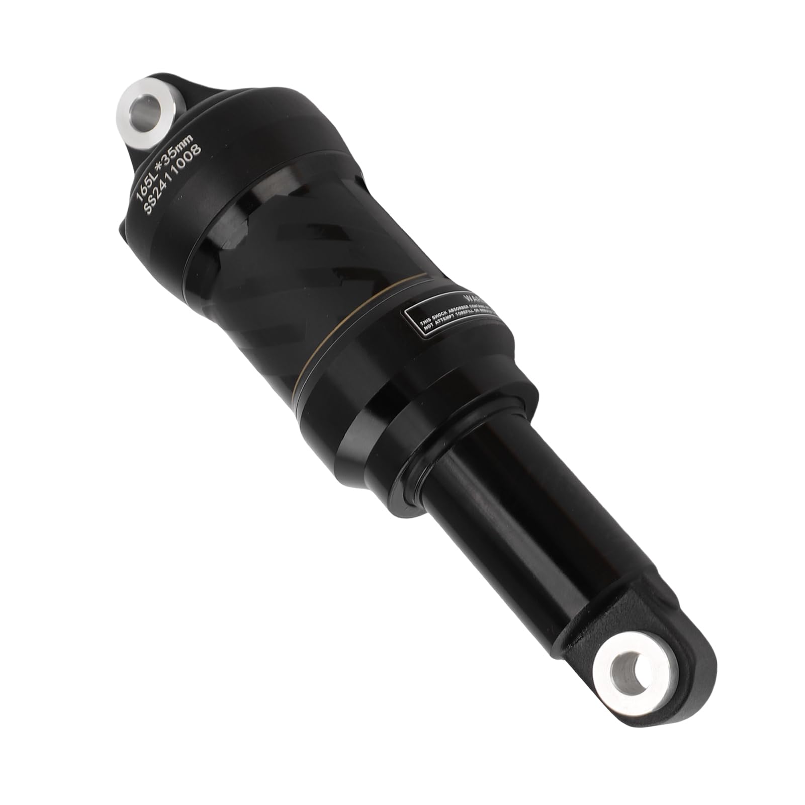 Tylne Zawieszenie - Amortyzator GoldenBike 165 Mm Ciśnienie Tylne Lekkie Zawieszenie Roweru Górskiego ze Stopu Aluminium do Rowerów Elektrycznych Downhill (GOLD)