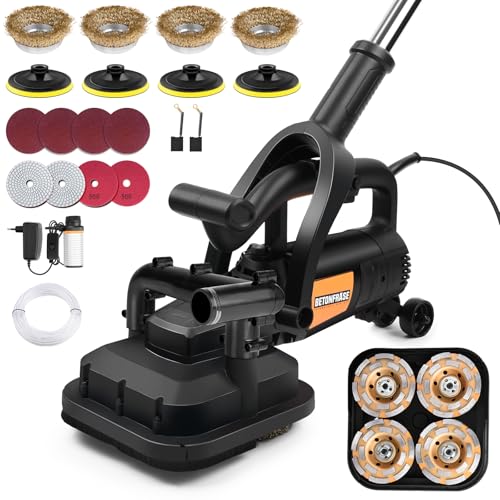 4-Head 3800W Concrete Grinder