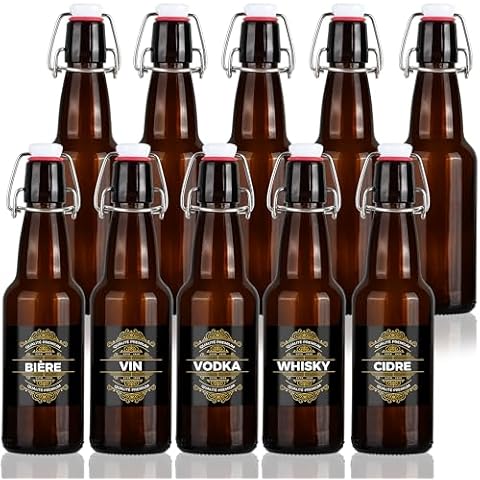 Bouteilles en Verre Ambrées Winter Shore Cover