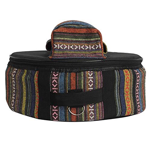 Guitar Parts 14 Inch Snare Drum Bag Backpack with Front Pocket Durable Drum Accessories Percussion Instrument Parts - (Color: Multi)