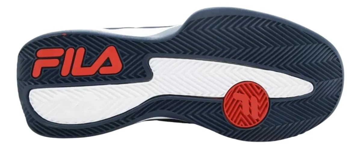 Fila Eight Five Viz Basketball Shoes Mens Size‎ 10.5 White Fila Blue Fila Red FiLA Change The Game Basketball Shoes Men main image 4