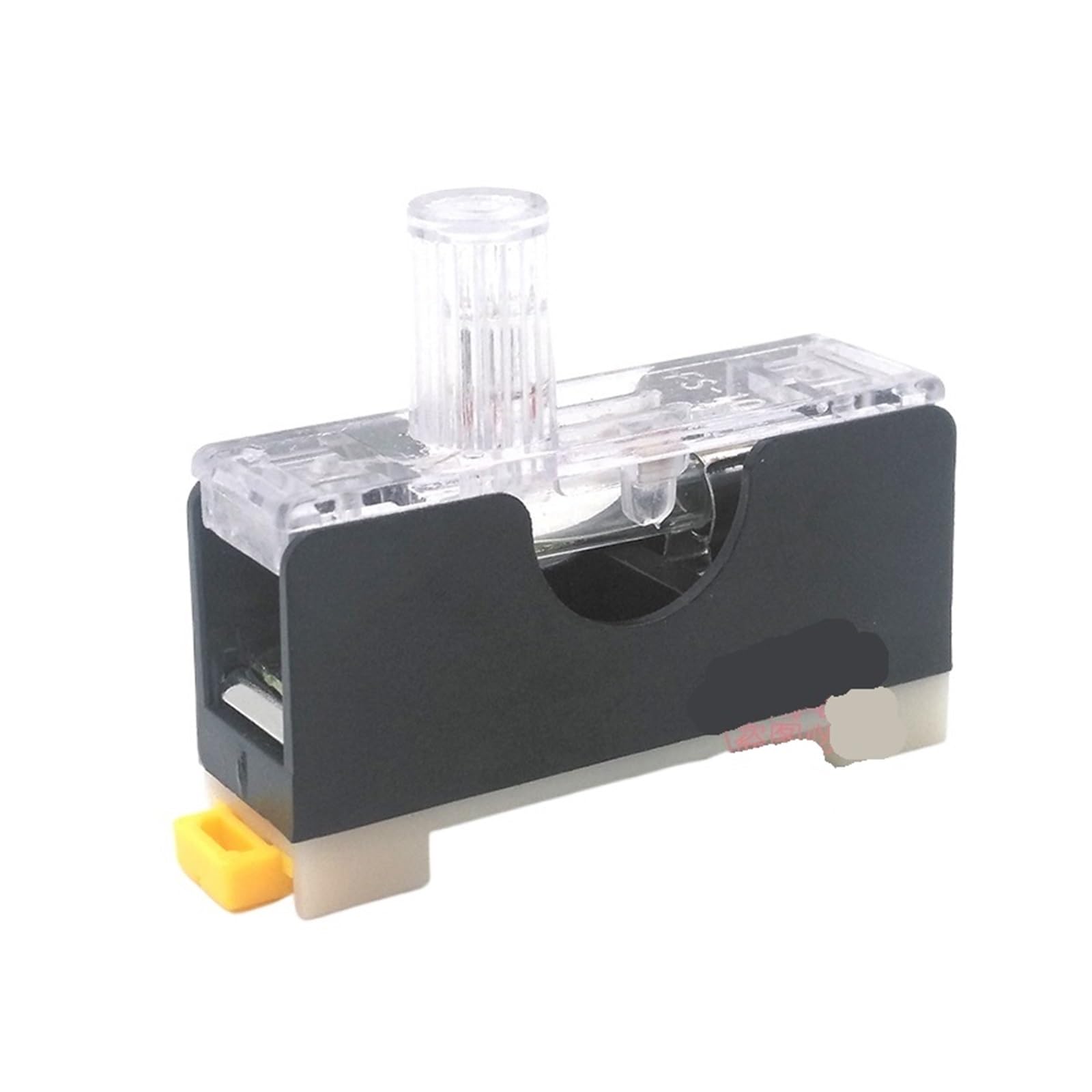 Portafusibles FS101 sobre riel DIN de cobre para fusibles de vidrio de 6x30mm en corriente continua 24V