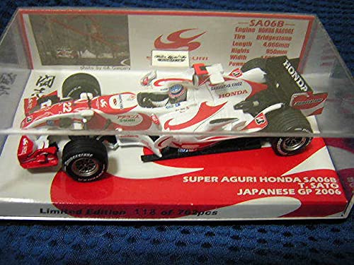 サイン入り PMA1/43 RG別注 スーパーアグリ SA06B 日本GP Amazon | RG別注 1/43 スーパーアグリ ホンダ SA06B 佐藤琢磨