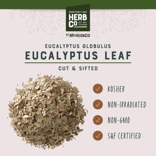 Hoja de eucalipto troceada y tamizada 1 lb miniatura 3