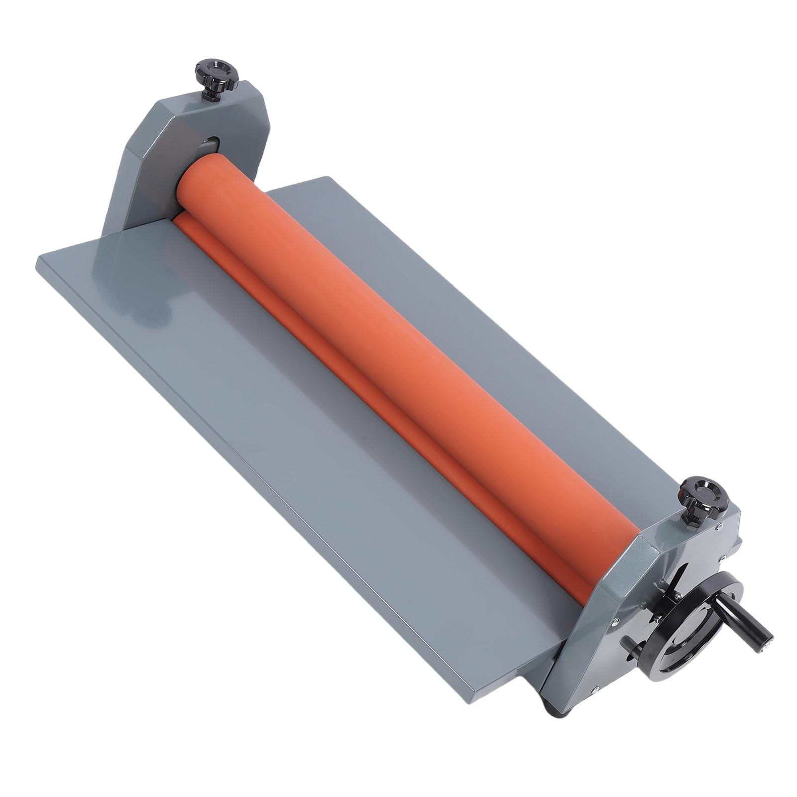 Alomejor Macchina Plastificatrice a Freddo Laminatrice a Freddo Manuale Stabile per Pellicole Fotografiche in PVC da 25,6 Pollici per Ufficio Scuola, Gomma 1 X Plastificatrice a Manuale3 X