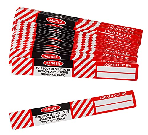 Brady LID-3 Prinzing Lockout Labels 25/Package (25 Labels per Package) image 5