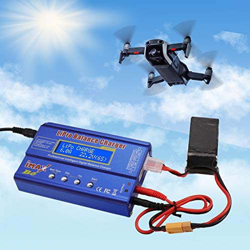 RUZIHI LiPo-oplader, lipo-oplader, balance-oplader voor LiPo/Li-Ion/Life/LiHV-accu (1-6S), NiMH/NiCd (1-15S), B6 80W 6A - Afbeelding 7