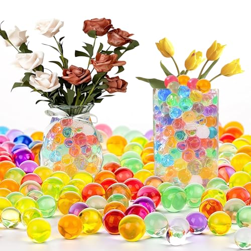 Lot de 30 000 perles d'eau en gel de cristal - 11-13 mm - Remplissage pour vase - Plantes...