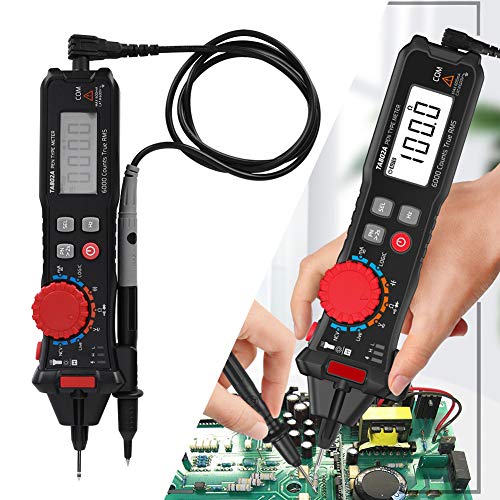 Image of ViaGasaFamido Digital Multimeter Pen Type Auto Recognition Electrical Tester Live Line Digital Testers with Backlit Flashlight for Measuring Voltmeter Resistance Tester