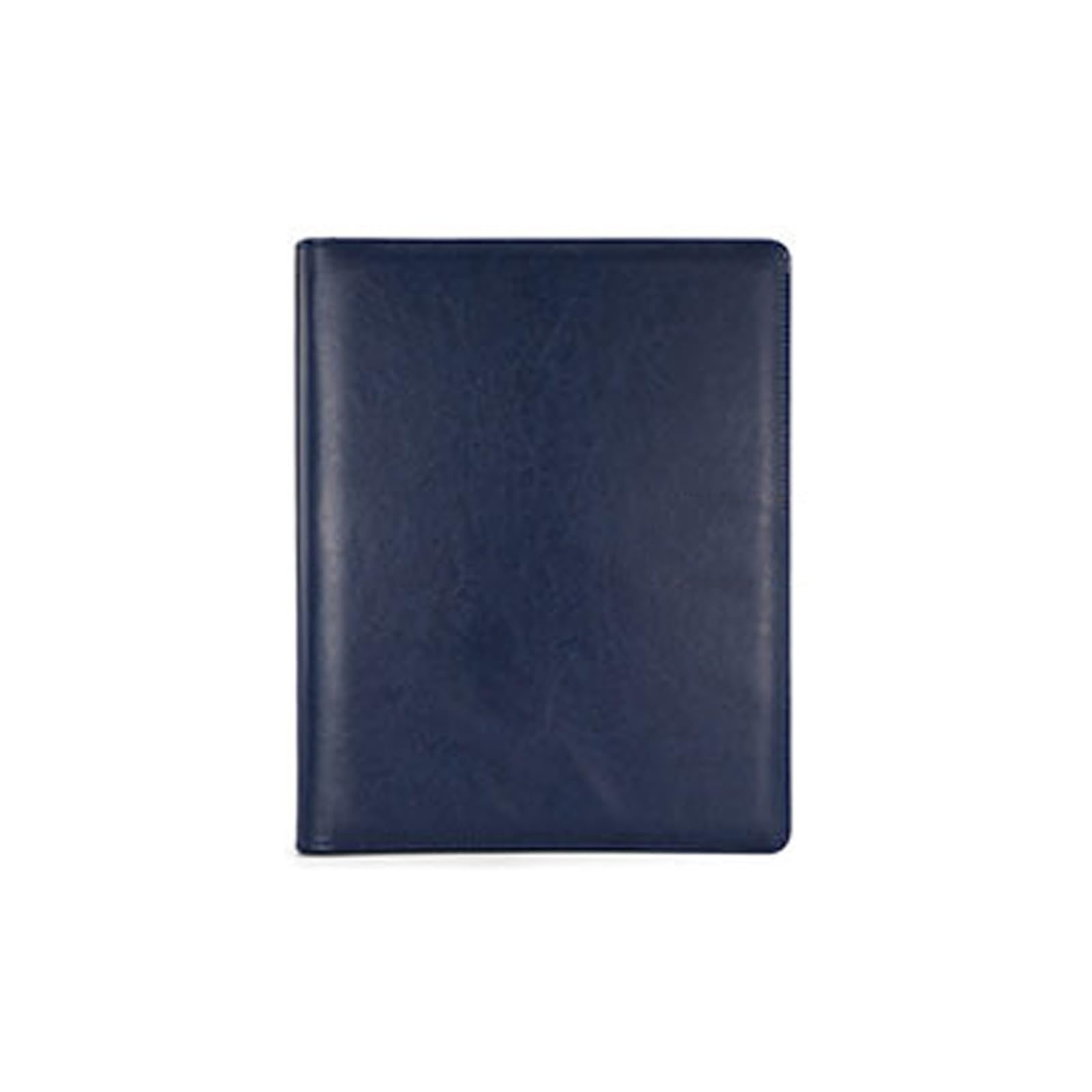 Buxuaaaa Conference Folder with Clipboard Document Organizers Case Letter Size Leather Clipboard 4 Rings Binder Folder Leather Binder