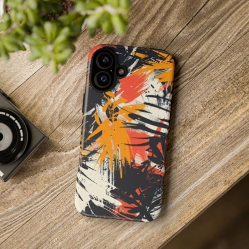 Coque rigide iPhone 16 Plus mate orange texture fine anti-traces - 4