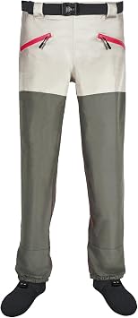 Waist Wader for Men and Women, 3-Ply Waist High Wading Pants