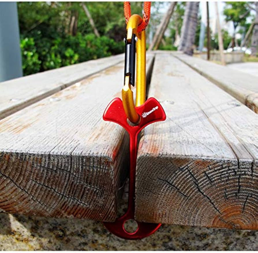 HINGTAI 2 PCS Deck Or Dock Anchors For Gap Between Boards, Fishbone