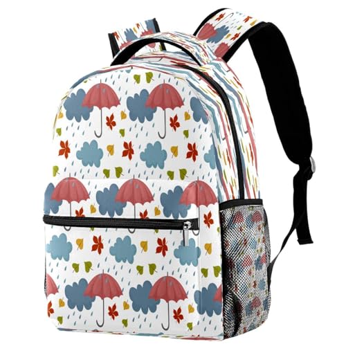 Sac à dos d'école multicolore pour ado et adulte | Grand format 40 cm