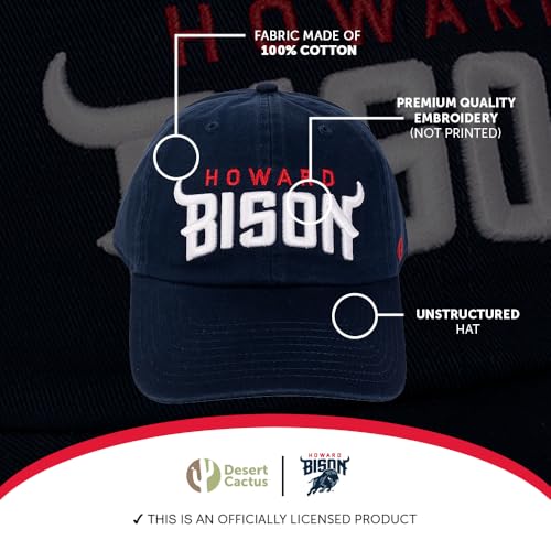 Gorra bordada ajustable Desert Cactus Howard University miniatura 4