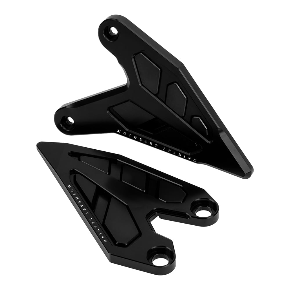 MotHeart Motorcycle Foot Pegs with Heel Guard For Z500/Z500SE/Z7 Hybrid/e-1 Ninja 500/500SE/7 Hybrid 24-25 Ninja400/Z250 18-24 Z400 19-24 Ninja e1 23-