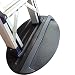 Extension Ladder Stop Mat,Safe Non-Slip Anti-Skid Anti-Slip Stopper Mat, Soft Rubber 27"x15.7",Stepladder Telescoping Accessories Part,Floor Protect Protection Safety