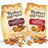 Werther's Original Limited Edition Harvest Soft Filled Caramels, Maple and Cinnamon Crème, Bulk Individually Wrapped Fall Candies, Pack of 2, 7.4 Ounces