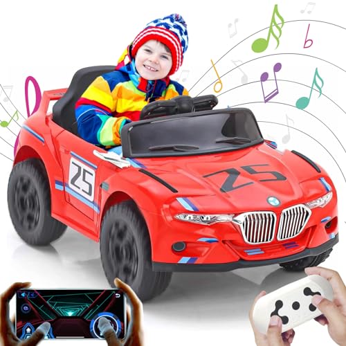 Montables, Toy Coche Deportivo de Juguete Eléctrico,Coche Eléctrico,Puede Balancearse Hacia Adelante y Hacia Atrás,Diseño de Doble Puerta,con Control Remoto Bluetooth...