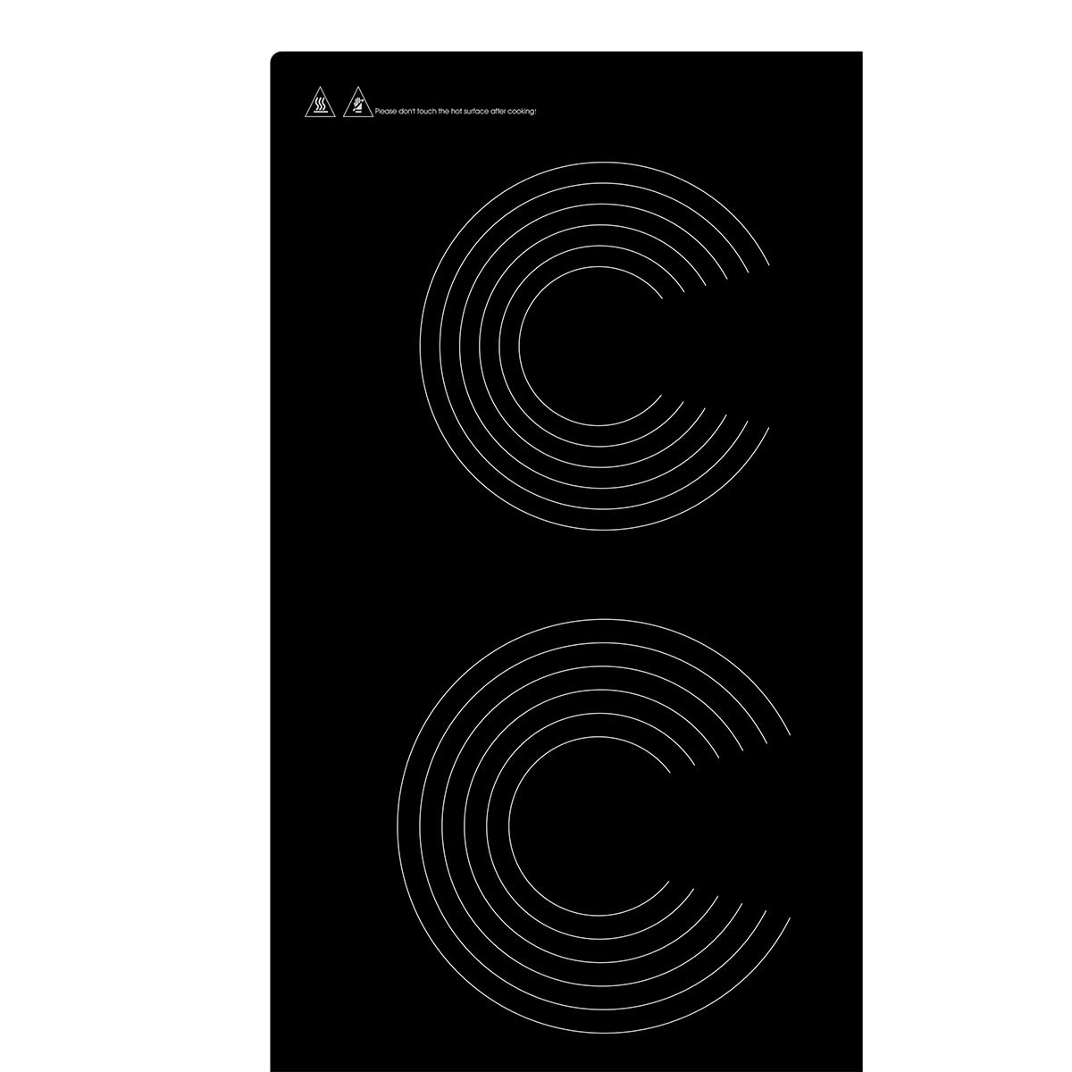 SIXHOME Placa de inducción 60 cm 3 zonas 7200 W con Booster, control táctil, temporizador, detección automática, bloqueo infantil, color negro SXHPI60N1 — view 3