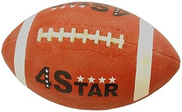 Lastworld Unisex Indoor Outdoor Performer Brown 4 Star Rugby Ball