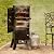 Cuisinart COS-244 Vertical Propane Smoker with Temperature & Smoke Control, Four Removable Shelves, 36", Black
