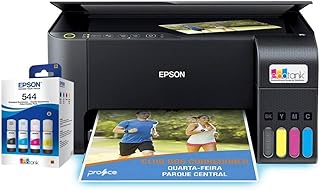 Kit Impressora Multifuncional Epson L3250 + Refil Tinta T544 - Produto 10 mais recomendado com 4.5 estrelas