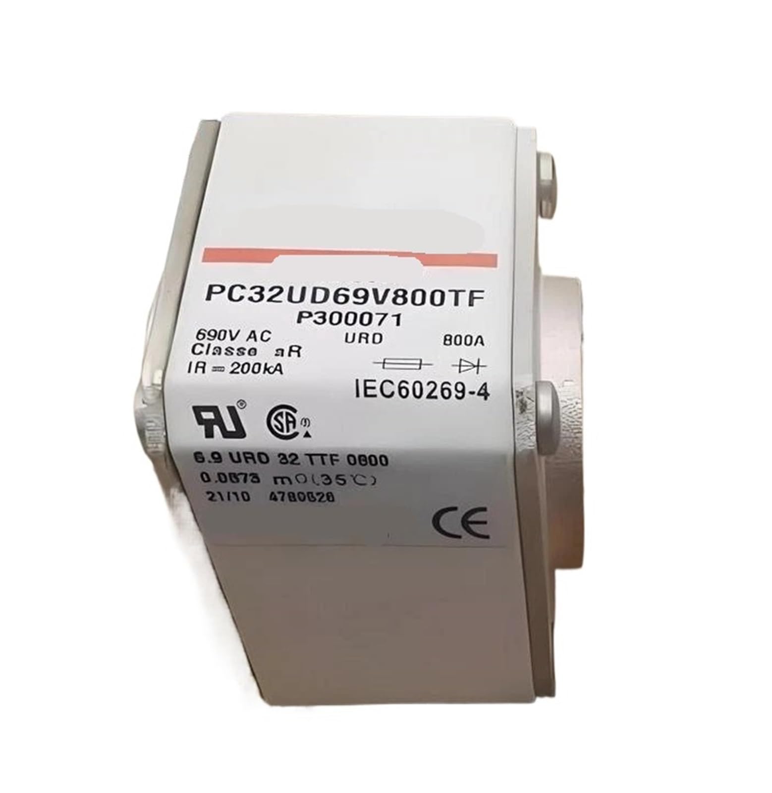 Fusible PC32UD69V800TF standard industriel haute fiabilité 690V 800A