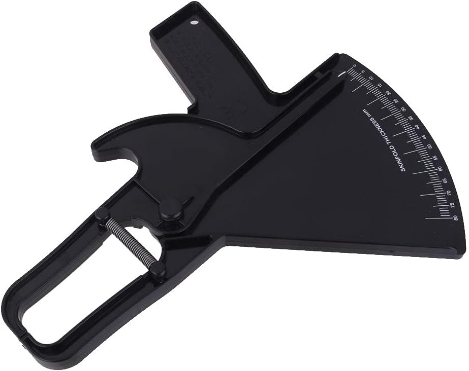 080mm Skinfold Calipers Guide Slim Test Measurement, Black Amazon.co