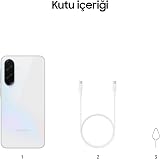 Samsung Galaxy A36 5G, Smartphone Android, 256 GB di memoria, 8 GB di RAM, grigio chiaro, aggiornamento del sistema operativo 6X, grande schermo, processore otto core - 8