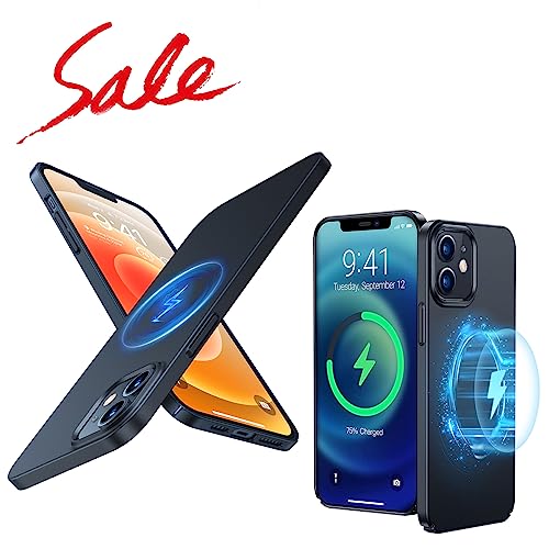 TORRAS Magnetic Slim Fit iPhone 12 Case/iPhone 12 Pro Case Compatible with MagSafe