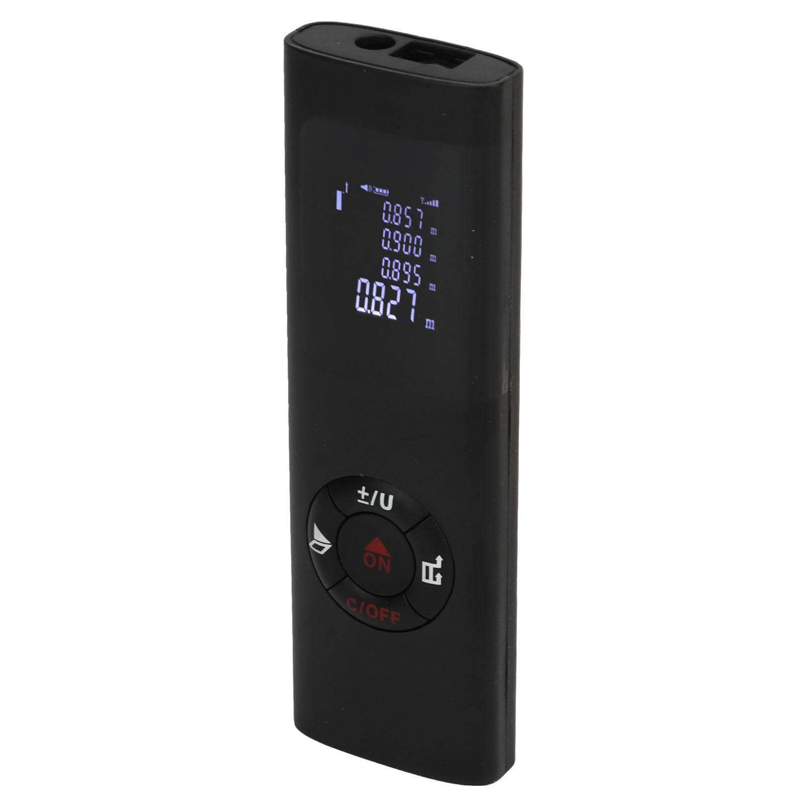 Télémètre électronique, Processeur Multicœur Rechargeable par USB de 0,05 à 60 Mètres, Règle de Longueur électronique, écran de Rétroéclairage HD pour Entrepôt Industriel