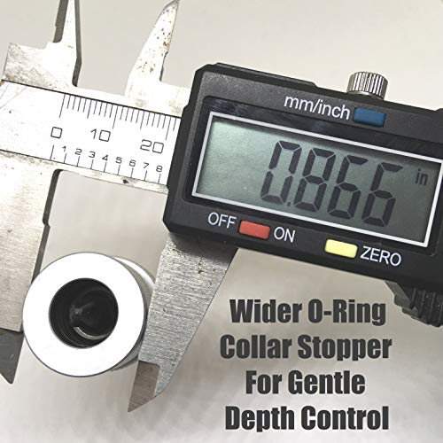 ELECTRIC DRILL to SCREWGUN CONVERTER Adjustable Clutch Drywall Tool Screw Depth Setter w/Manganese S2 Phillips 2 Screwdriver Bit | Countersink Plywood Deck PH2 Screws | 1/4 Shank Fits Corded Cordless