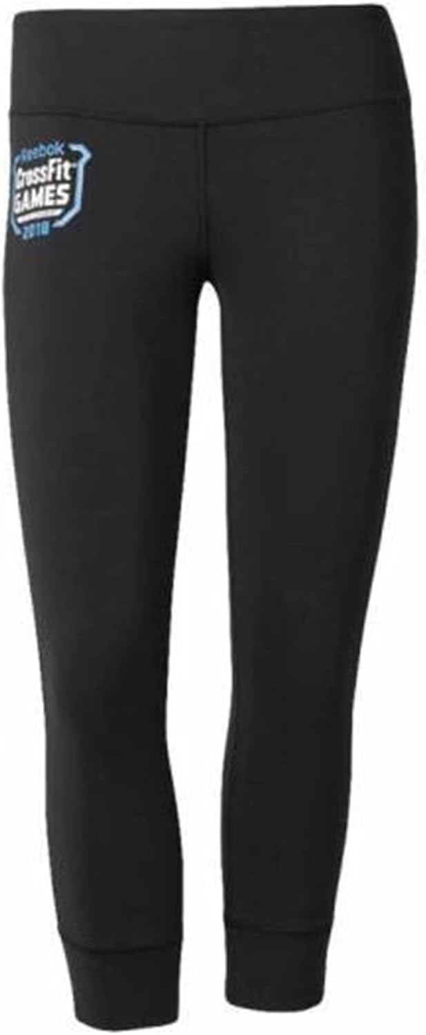 Reebok Womens Crossfit Games 2018 Compression Athletic Pants, Black, X-Small