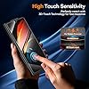TOCOL Screen Protector Pack for Samsung Galaxy Z Fold 4 - 3 Clear Tempered Glass + 3 Camera Protector, Bubble Free, Anti-Scratch, [Alignment Tool] #5