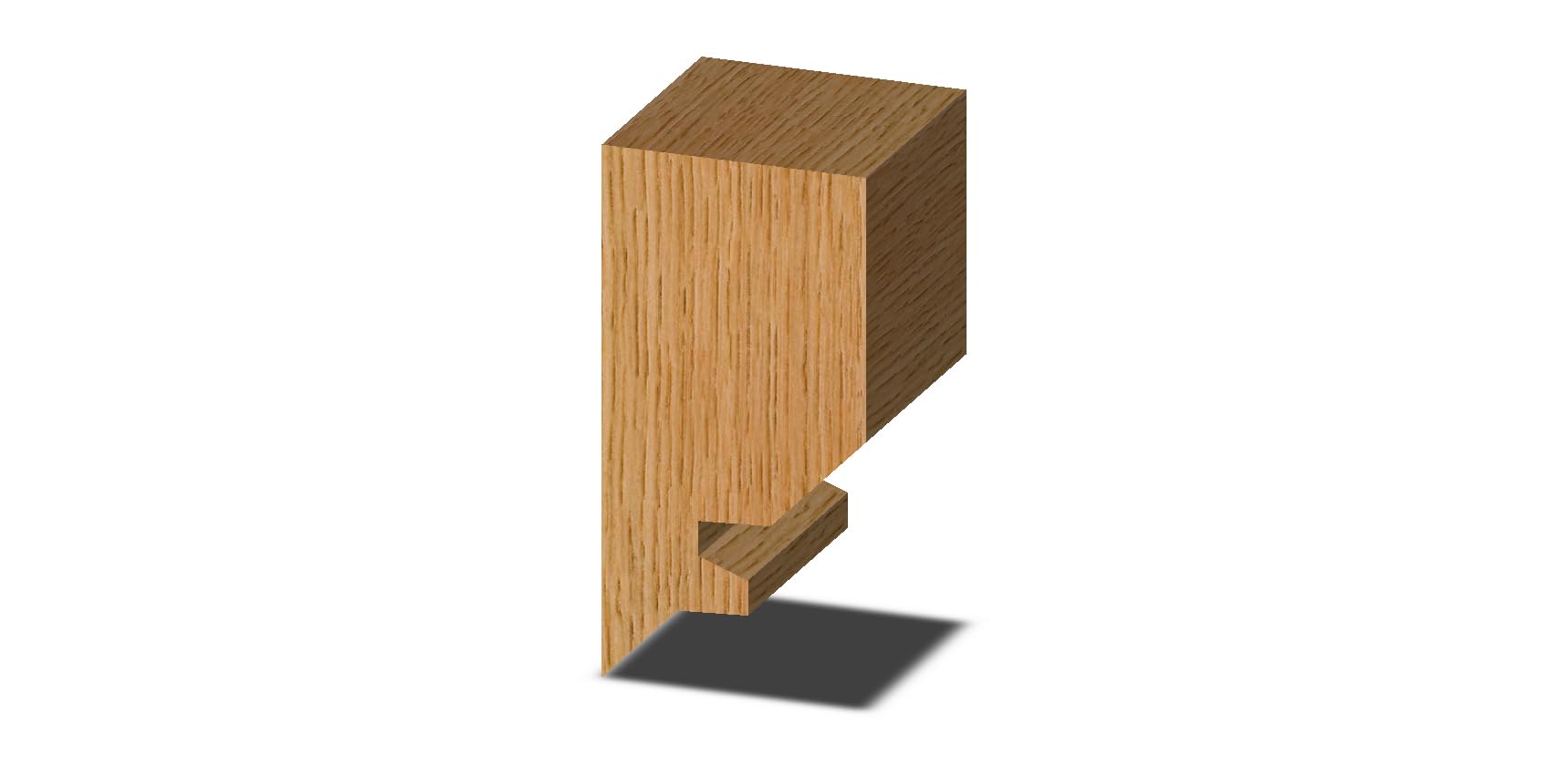 Whiteside Router Bits 3360 45-stopniowy ogranicznik blokujący o dużej średnicy 3-1/8 cala i 1/2 cala do 1-1/4 cala długości cięcia