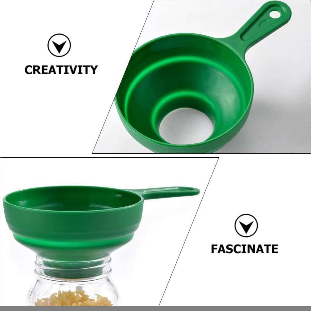 パウダー充填漏斗 ジャー缶詰ツール 家庭用缶詰じょうご 広口缶詰じょうご メイソンジャー漏斗 液体油と粉の移送用 キッチン移送漏斗