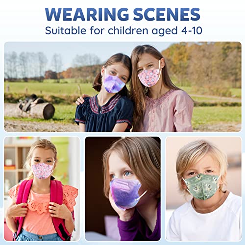 Ctc Connexions Kids Kn95 Blue Masks 30 Pcs 5 Ply Cup Dust Breathable Safety Mask Disposable Children Mask Filter Efficiency≥95% With Adjustable Ear Loop, For Boys, Girls, Indoor, Park School Use #TOP5