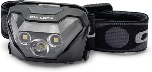 Cyclops Linterna frontal HL500 Diadema táctica duradera ligera compacta ajustable resistente a la intemperie IPX6 LED brillante 500 lúmenes